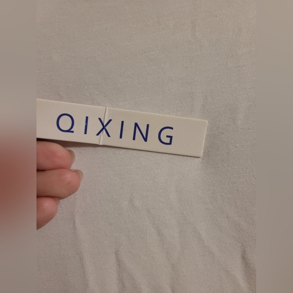 QIXING Short Sleeve Top Plus Size XXL Color White lace bottom - Picture 3 of 6